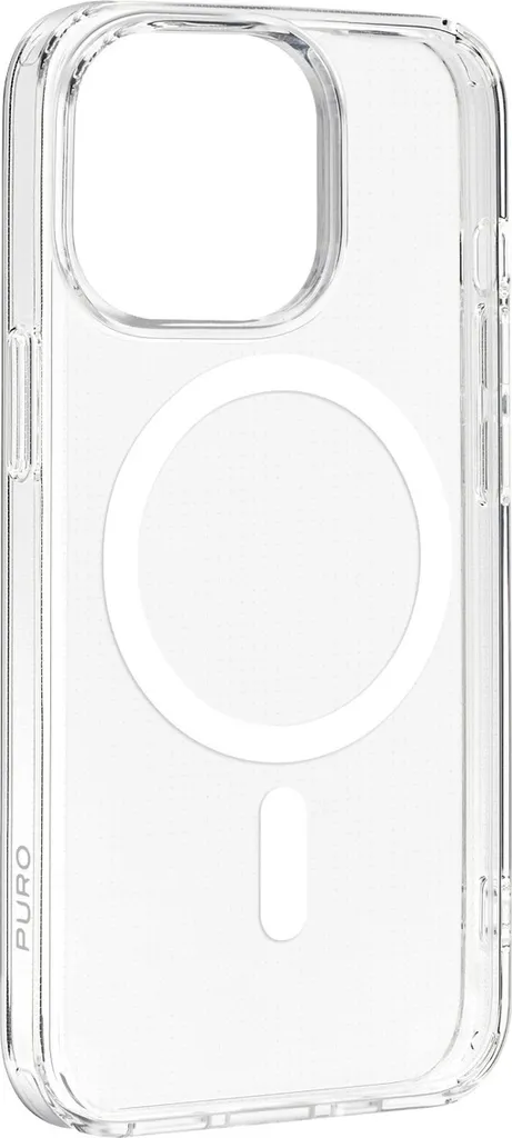 Custodia iPhone 15 MagSafe Puro Lite Mag Shockproof Trasparente - 1