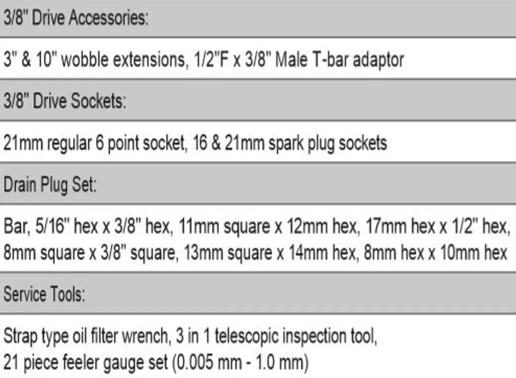 Set de maintenance Tengtools TTOS16 idéal pour mécanique et industrie - 3