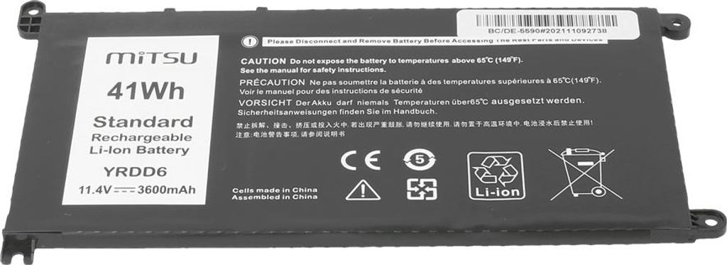 YRDD6 Batéria pre Dell Inspiron 14 5481 5590 Obrázok produktu 