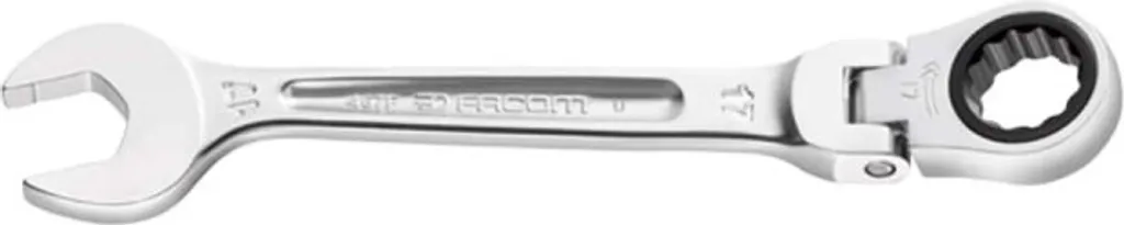 Facom 467F.11 Chiave Combinata a Cricchetto Snodata 11mm | Originale