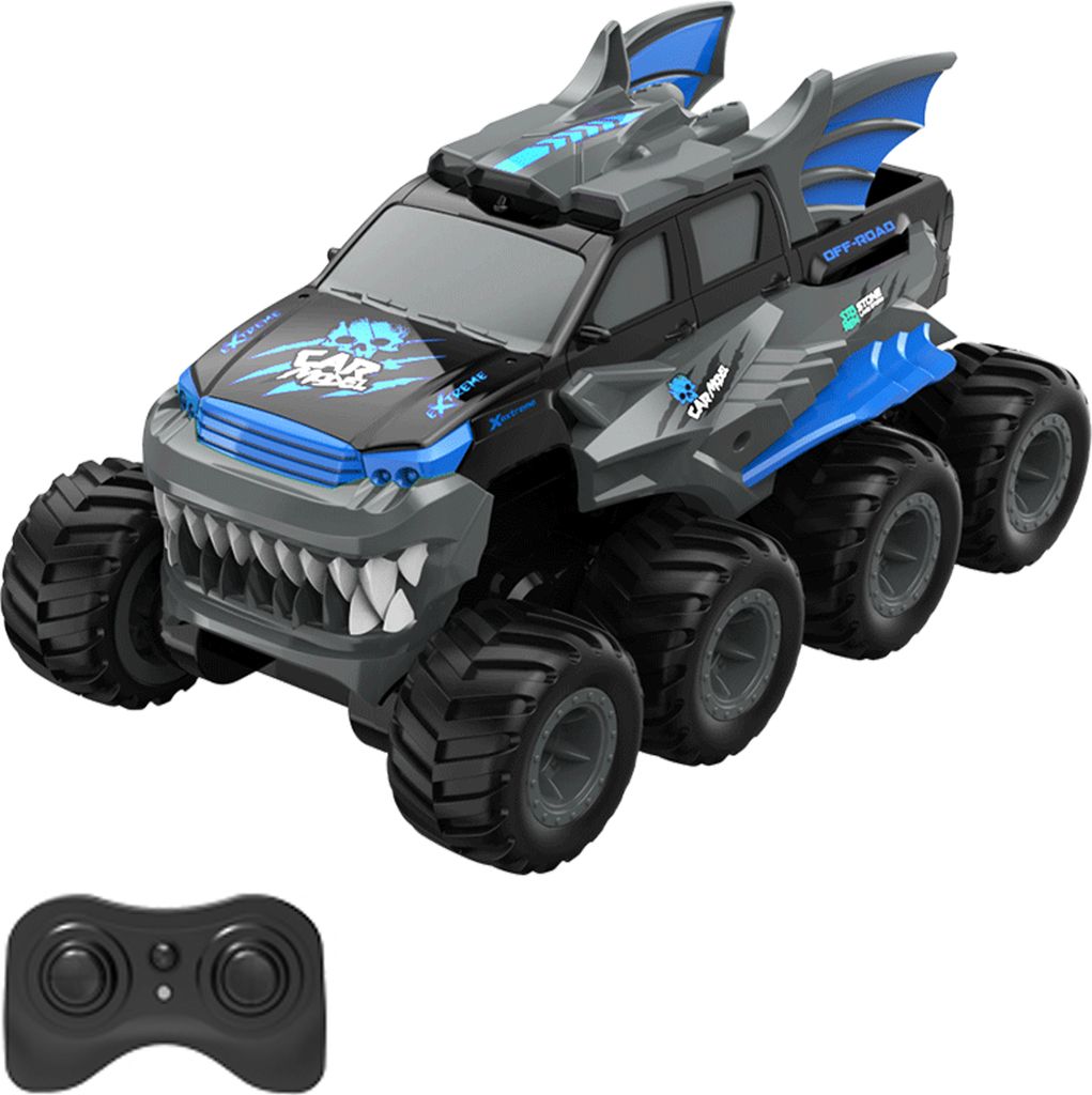 Ferngesteuertes Auto, 2,4 G 8WD Amphibien-Gelaendewagen, wasserdicht, fuer Kinder, 360 ¡ã drehbar, fuer Pool, See, Outdoor, All-Terrain, Land, Wa...