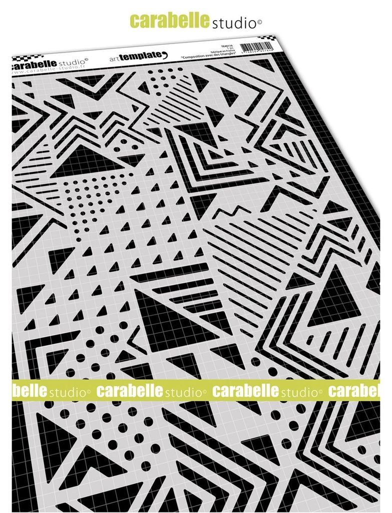 Carabelle Studio - Vorlagenkomposition mit Dreiecken