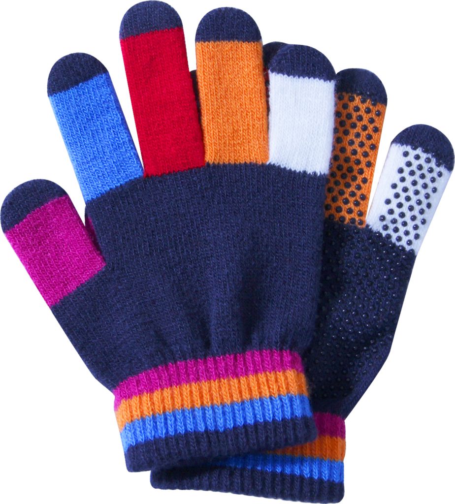 Waldhausen ELT Kinder Reithandschuhe Magic Grippy Trend Kids multicolour multicolour/blau