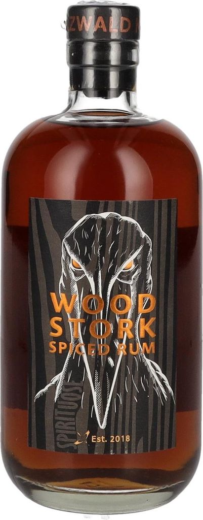 Wood Stork Schwarzwald Spiced Rum 40% Vol. 0,5l Image du produit 