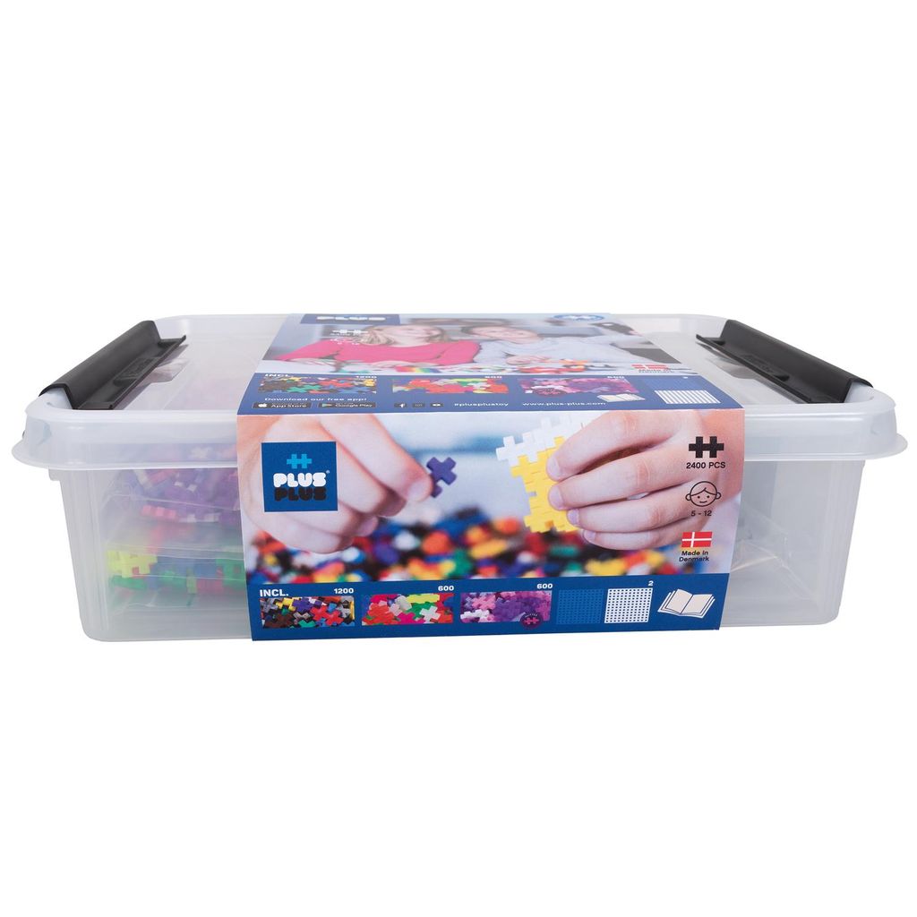 Klocki Plus-Plus Mix Kolory 2400 Elementów Immagine del prodotto 