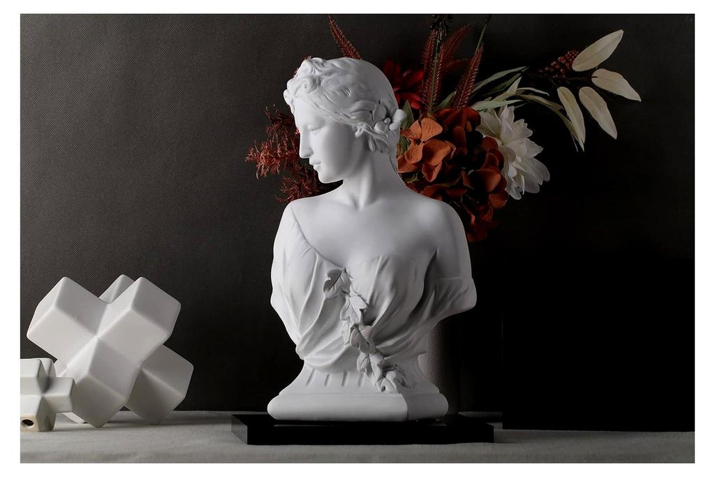 Artemis-Büste große griechische Göttin Statue für Büro, Bücherregal und Zuhause, 30,5 cm
