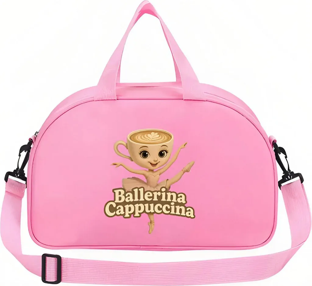 Borsa Rosa Ballerina Cappuccina per Ragazze e Viaggi in Famiglia