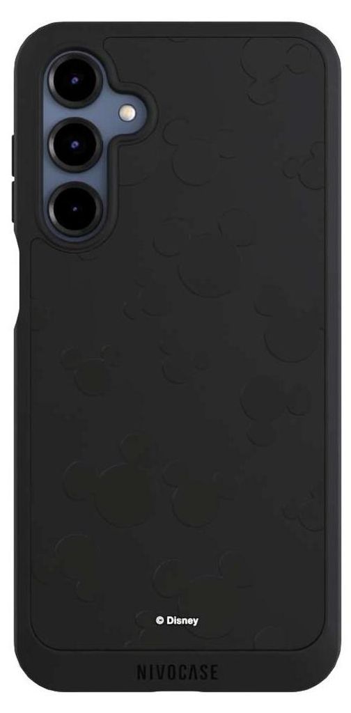 NIVOCASE Handyhülle für Samsung Galaxy A16 5G Hülle NIVOpure Case Schwarz Disney Mickey Mouse Muster