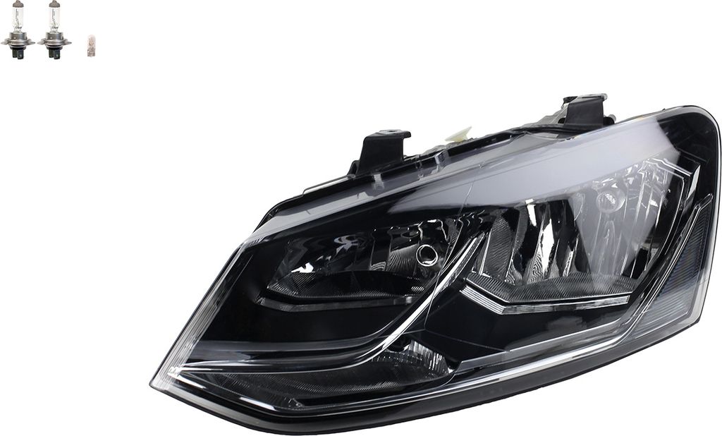 Johns, Scheinwerfer Halogen Front passend für VW Polo 09 6R 04/2014- Links Leuchtmittel 6C1941005 6C1941005B