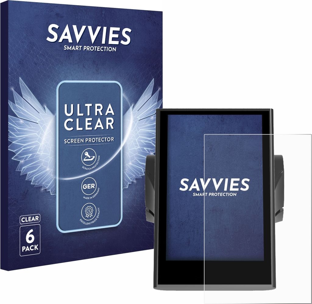 6x Für Bafang DP C18 Schutzfolie Savvies Displayschutz Display Schutz Folie Klar Transparent