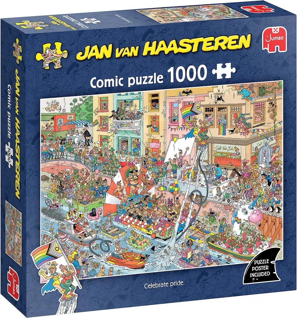 Puzzle Jan van Haasteren Pride 1000 pièces - Illustration Colorée