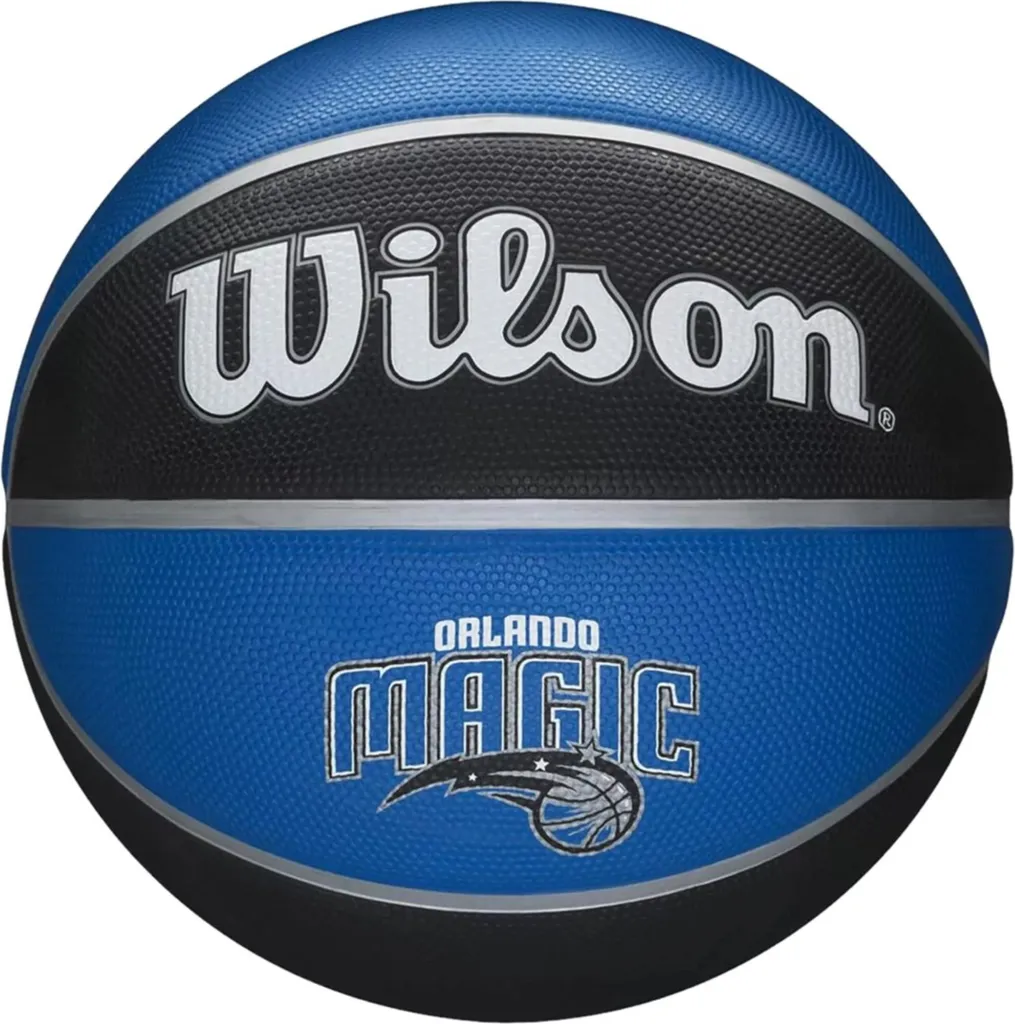 Ballon Wilson NBA Team Tribute Magic avec Grip Performance en Taille 7