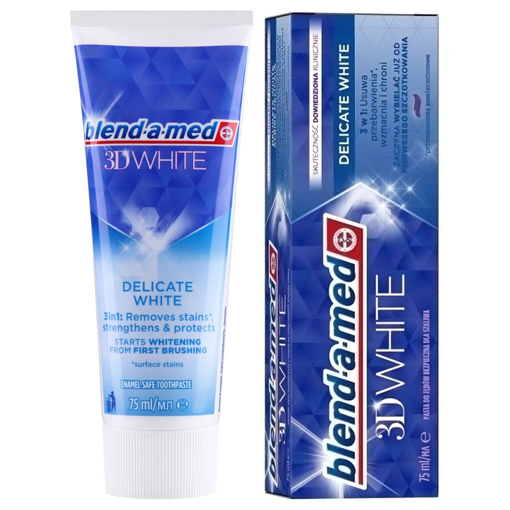blend-a-med 3D White Delicate White Pasta do zębów 75 ml Zdjęcie produktu 