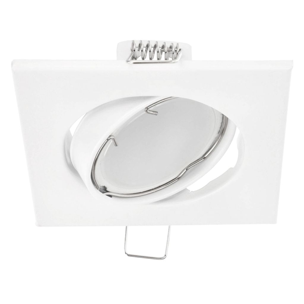 Deckeneinbauleuchte Deckenspot Einbaustrahler VIERA White IP20 eckig weiß EDO777303 EDO