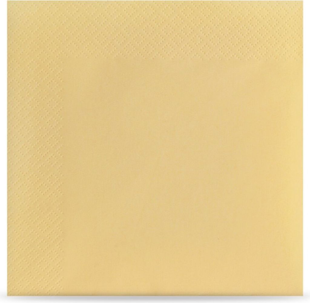 Tafel-Servietten | 250 Stück | creme |  3-lagig, 40 x 40 cm Produktbild 