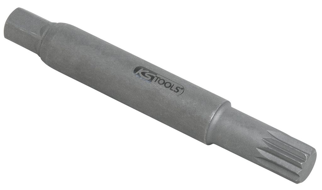 KS Tools 10 mm Stoßdämpfer-Vielzahn(XZN)-Gegenhalter-Bit-Stecknuss, M12