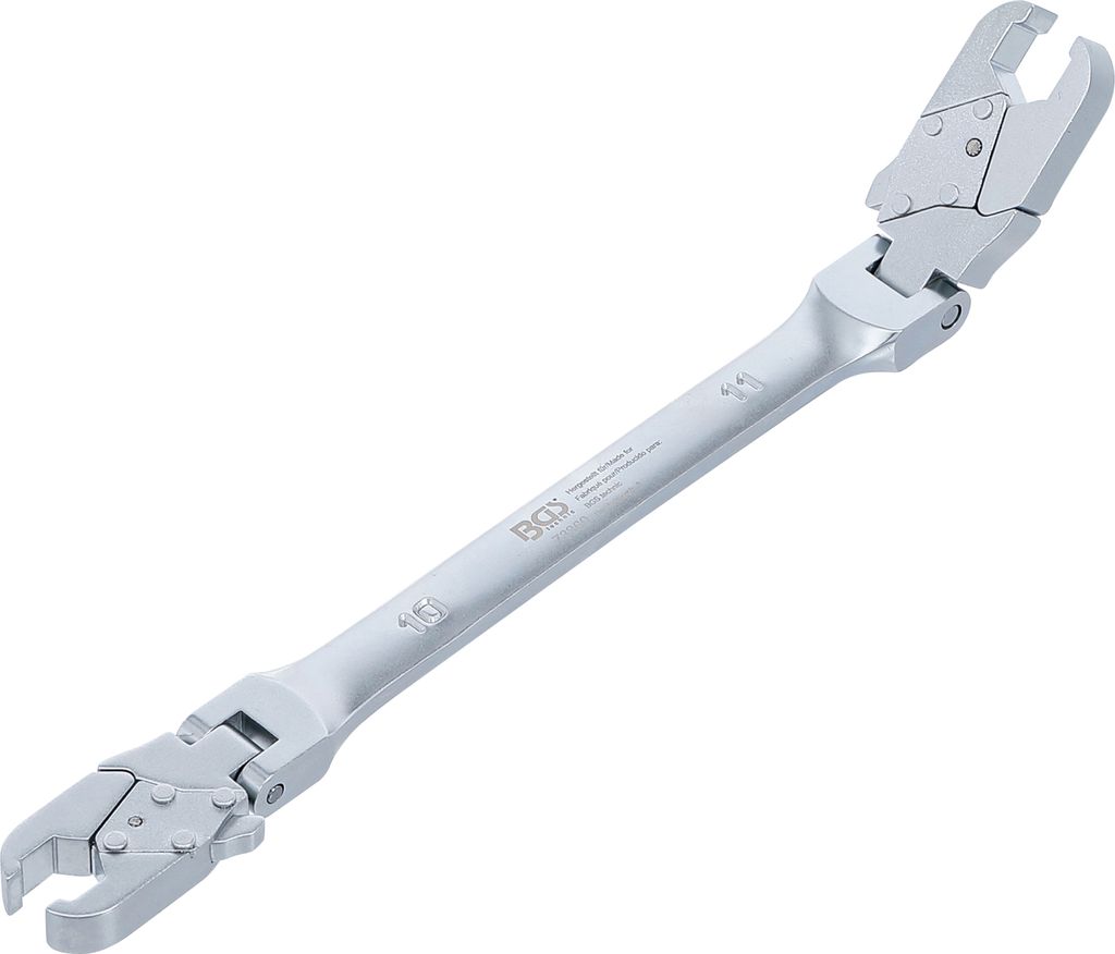 BGS technic Brake Pipe Wrench with Ratcheting Function, 156 g