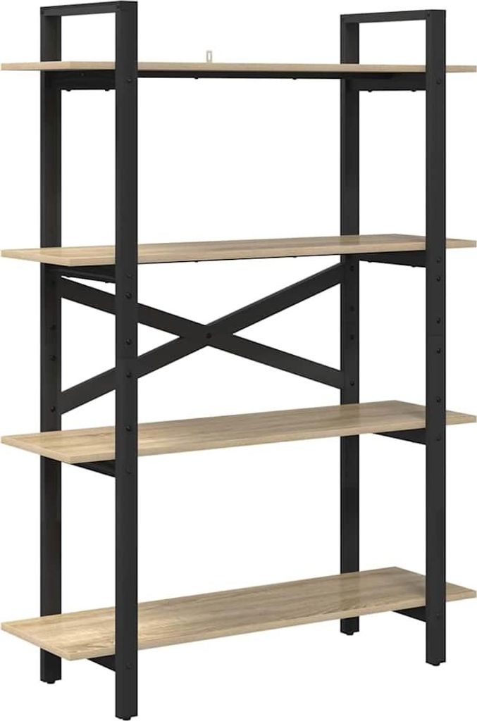Bücherregal Sonoma-Eiche 100 x 33,5 x 140 cm Holzwerkstoff