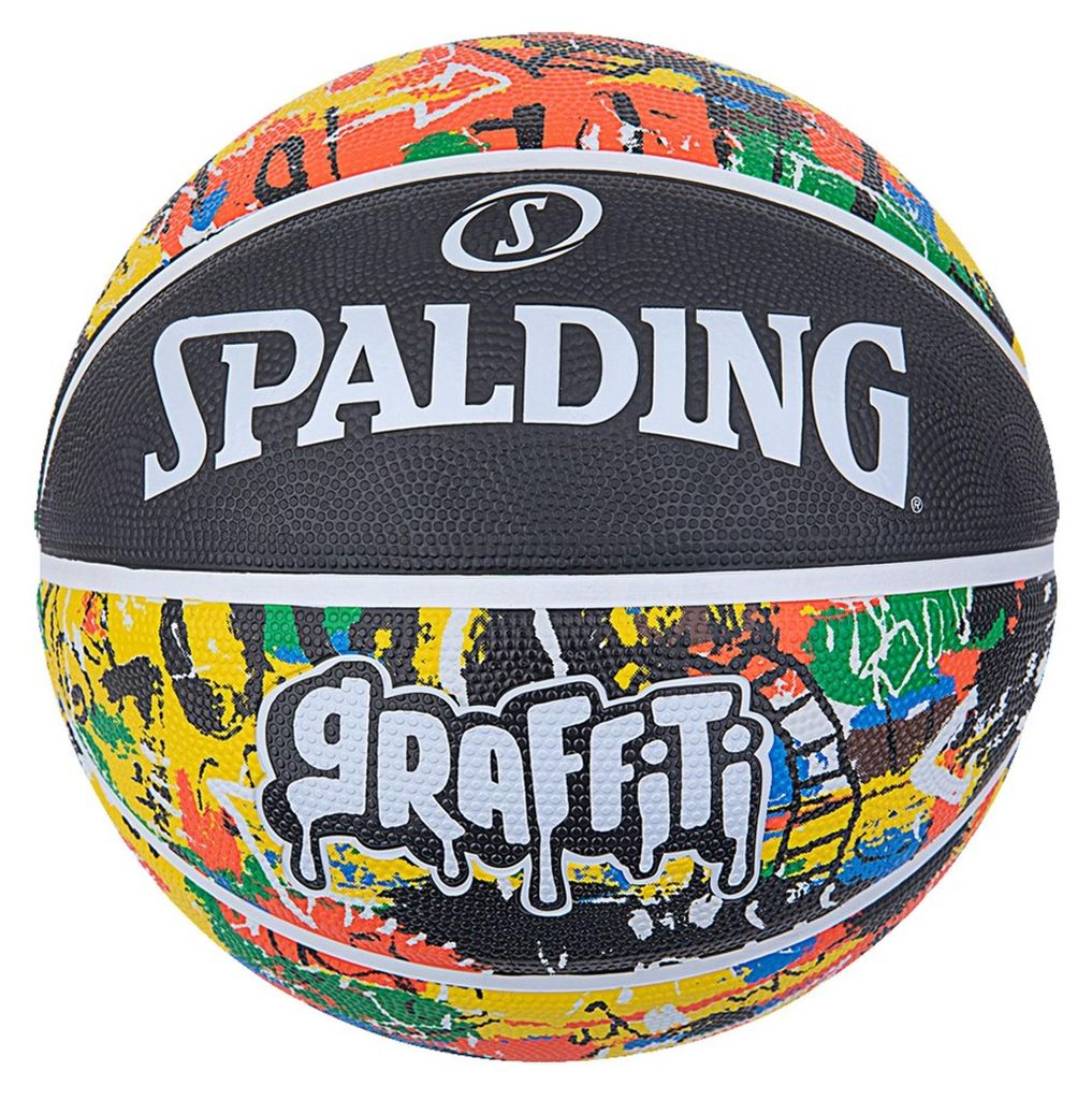 Spalding Regenbogen Graffiti Größe 7 Gummi Basketball Produktbild 