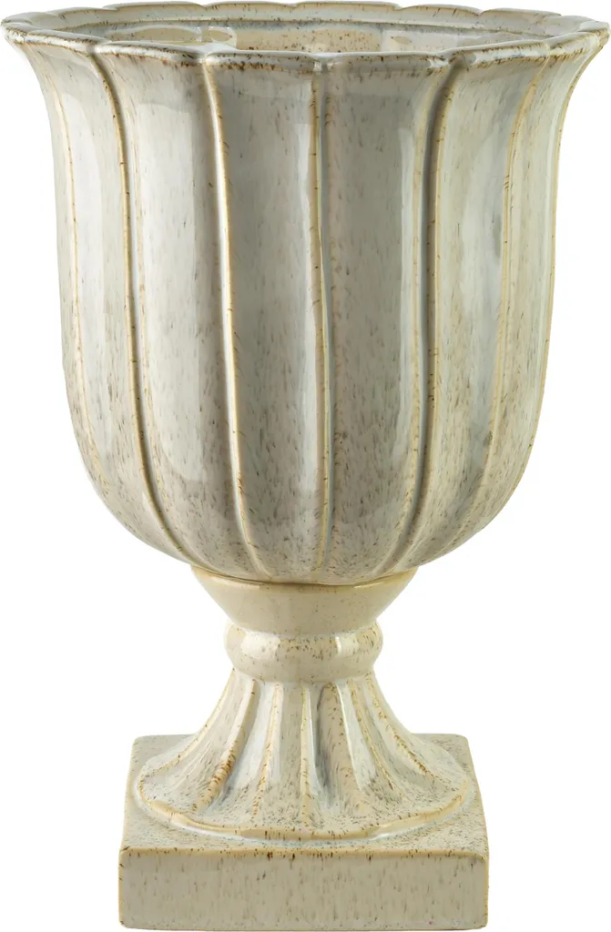 Vase de table beige Kelch 24x34 cm - Centre de table chic pour réception