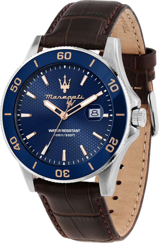 Montre Maserati R88511004 Competizione Étanchéité 100m et Dateur
