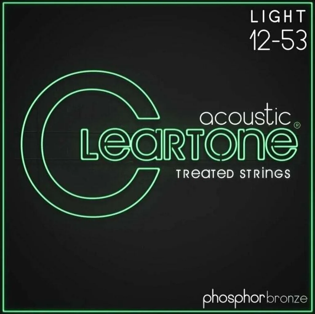 Cordes Acoustiques Cleartone 12-53 Phosphor Bronze Haute Durabilité