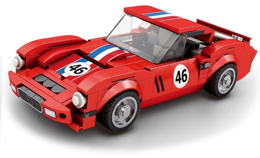 Reobrix 813 Rennwagen 1:24 Klemmbaustein Auto 320 Teile
