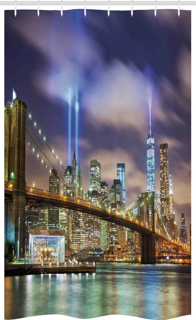Regalo Originale Casa: Tenda Doccia New York ABAKUHAUS 120x180