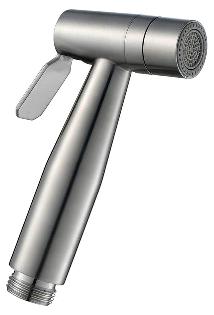 Handheld-Bidet-Sprühkopf aus Edelstahl, tragbarer Toiletten-Bidet-Duschkopf, gebürsteter Badezimmer-Dusche-Bidet-Hahn for Toilettenreinigung, Hau...