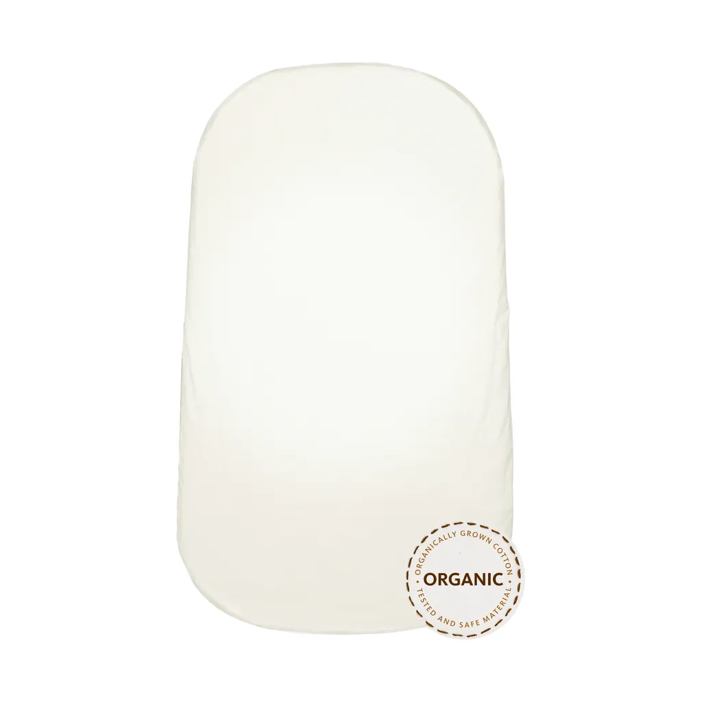 Drap-housse pour Berceau Bébé Harmony Babybjörn - Coton Bio Blanc
