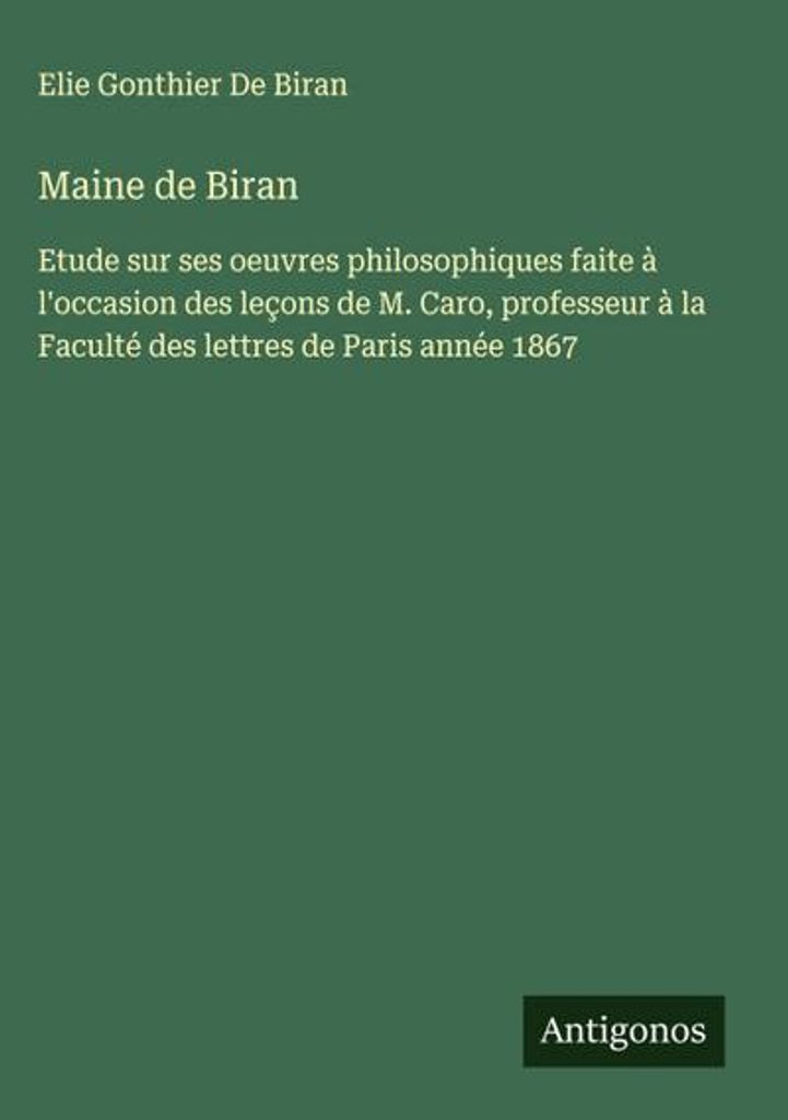 Maine de Biran