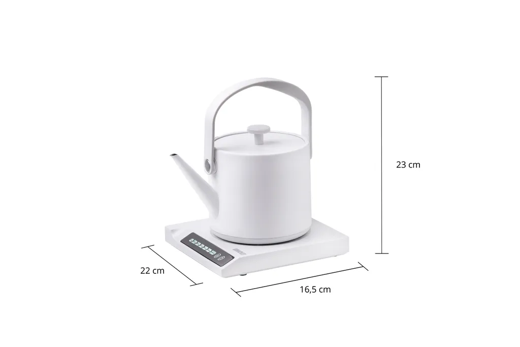 Bouilloire électrique sans fil en inox UNOLD Clara 18210 haute qualité