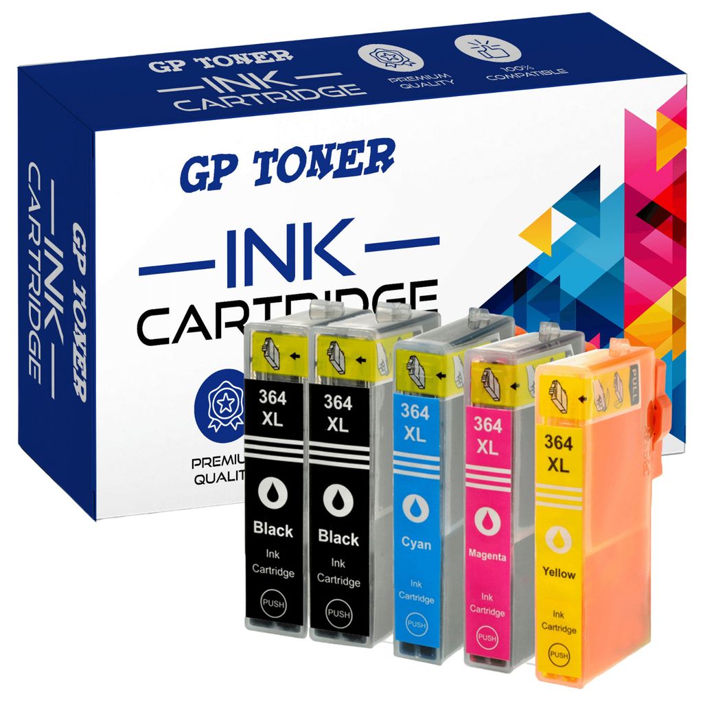5x Kompatibilna Kazeta pro HP 364 XL Deskjet 3520 3522 Obrázok produktu 