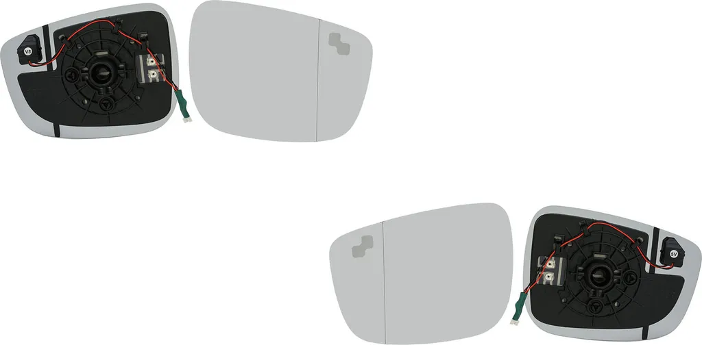 Paire de Verres de Rétroviseur Mazda CX-5 avec Supports de Fixation Johns