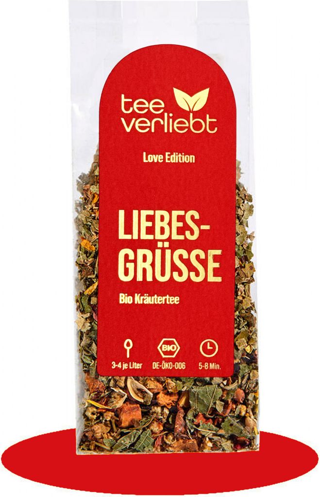 Liebesgrüsse | 50g Kräutertee - Love Edition