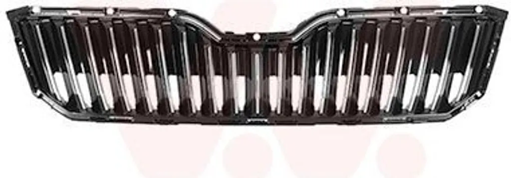 Grille de radiateur pour SKODA SUPERB 3V5 Break Van Wezel 7638510 Noir