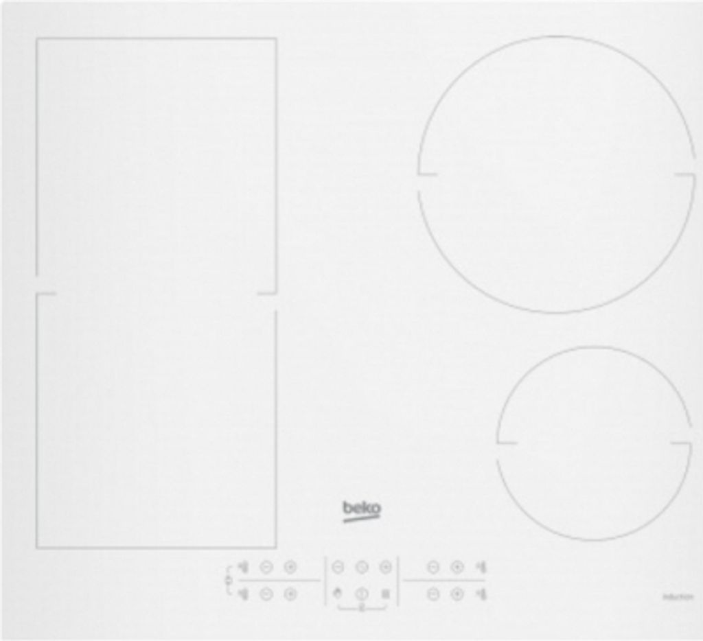 Beko HII64200FMTW Weiß Integriert 60 cm Produktbild 