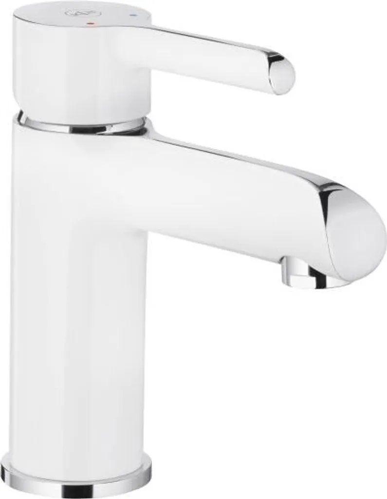 Robinet de lavabo KFA Angelit blanc avec cartouche céramique 4722-815-40