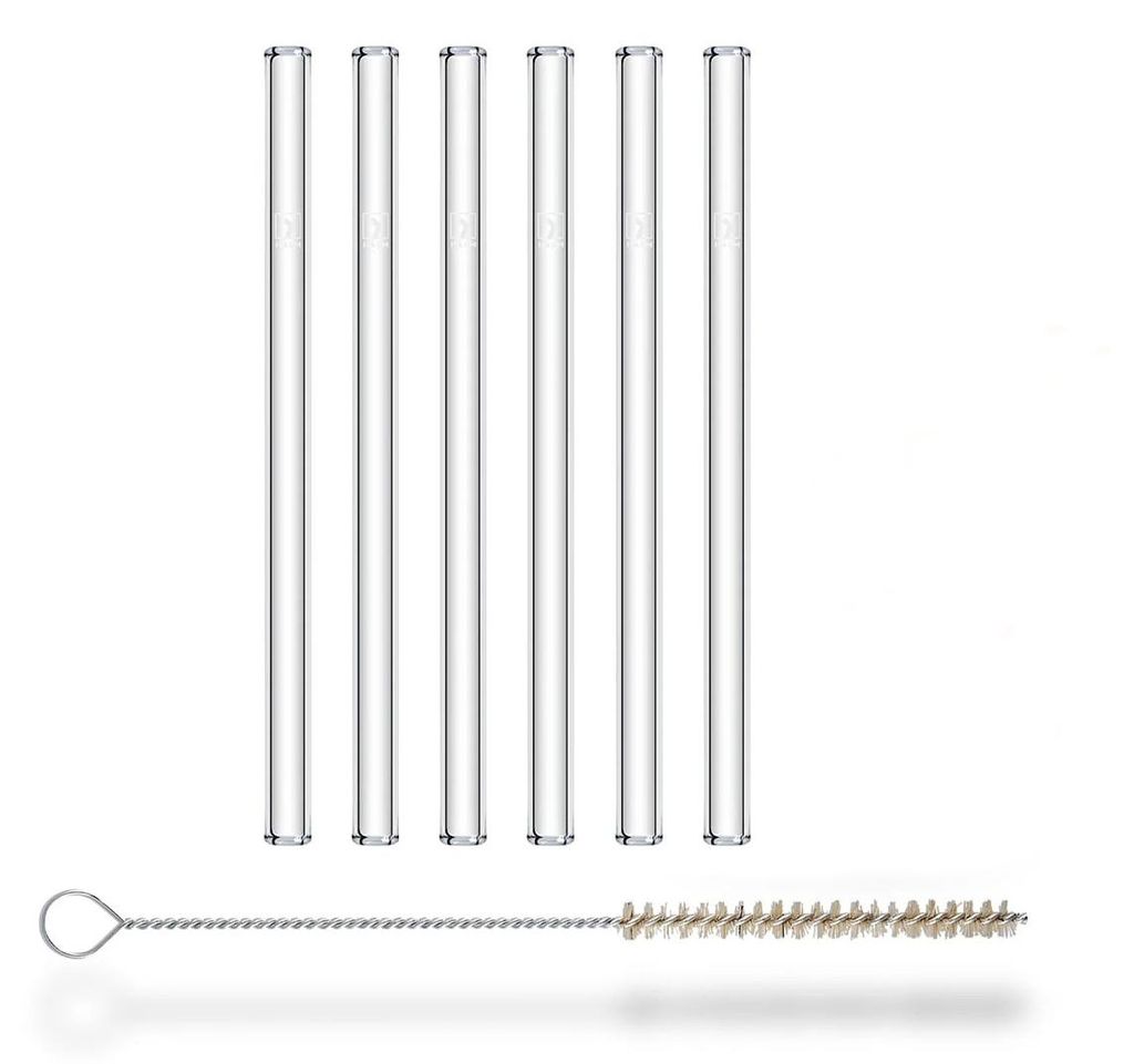 HALM Paille courte en verre droite 15 cm de long Image du produit 