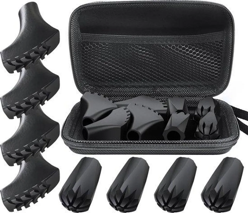 Bâtons de trekking : embouts de protection 10 mm pour asphalte et parcs