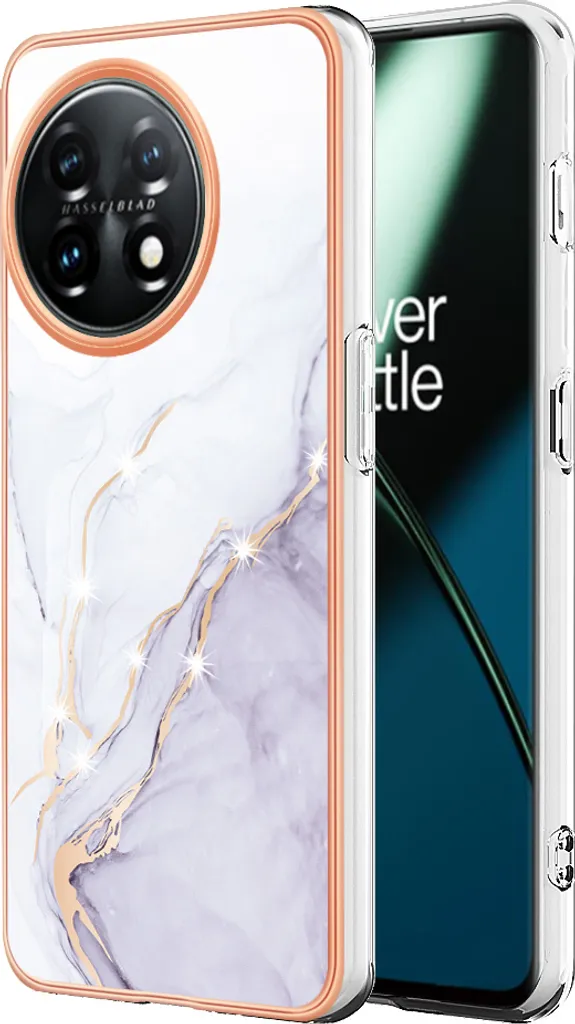 Custodia Protettiva TPU OnePlus 11 - Marmo Bianco Anti-Shock