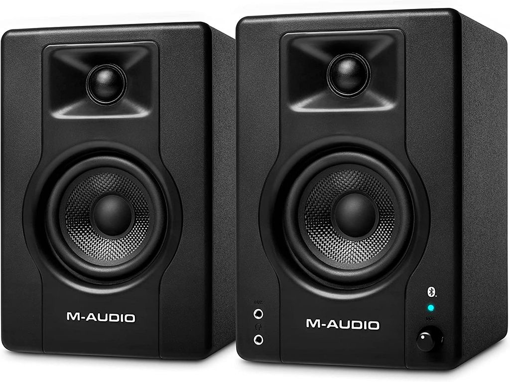 M-Audio BX3 BT - Monitore de Studio, Bluetooth-Lautsprecher de 3,5" 120W, PC-Lautsprecher für Musikproduktion, Gaming, Streaming, Podcasting, DJing
