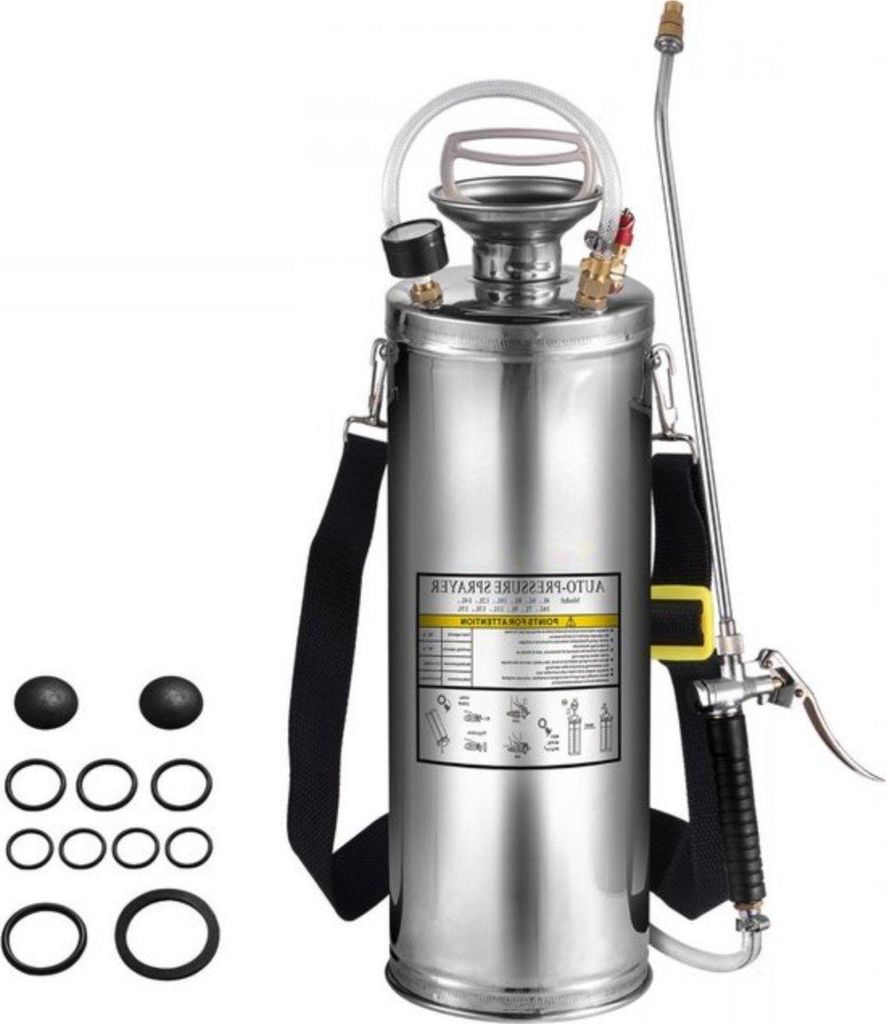 Professioneller Rucksack-Sprüher – 10?L – Drucksprüher für Unkrautbekämpfung – Handpumpsprüher Garten – Pestizid-Sprayer – 63 x 18,5?cm