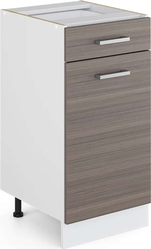 Mobile Cucina Basso 40 cm Vicco R-Line Grigio Antracite Bianco