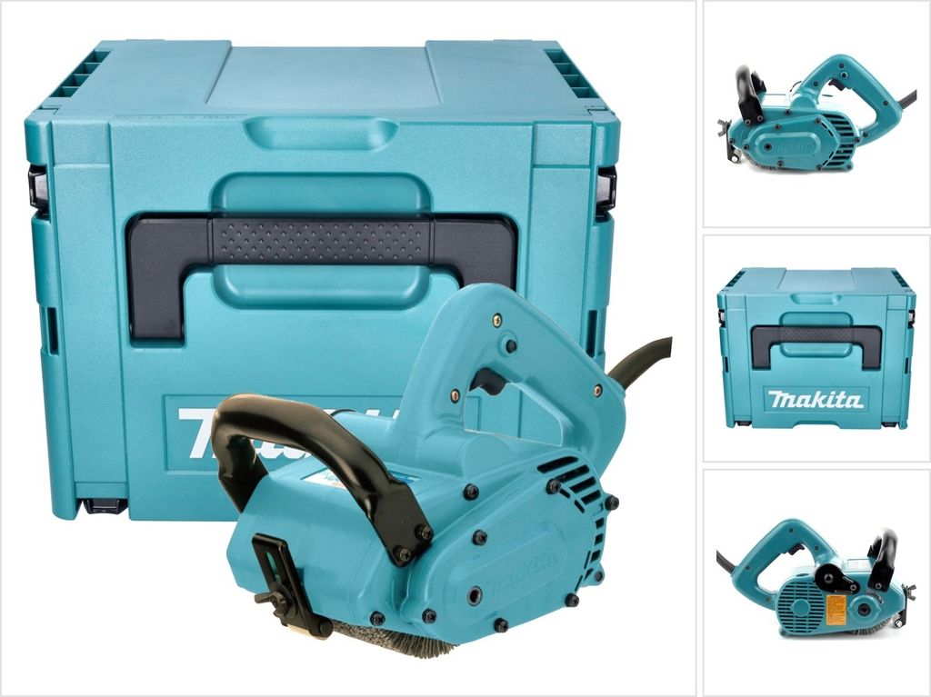 Makita 9741 J Bürstenschleifer 860 Watt 3500 U/min + Makpac Produktbild 