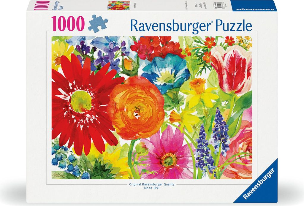 Ravensburger Puzzle 12000671 - Abundant Blooms - 1000 Teile Puzzle für Erwachsene und Kinder ab 14 Jahren