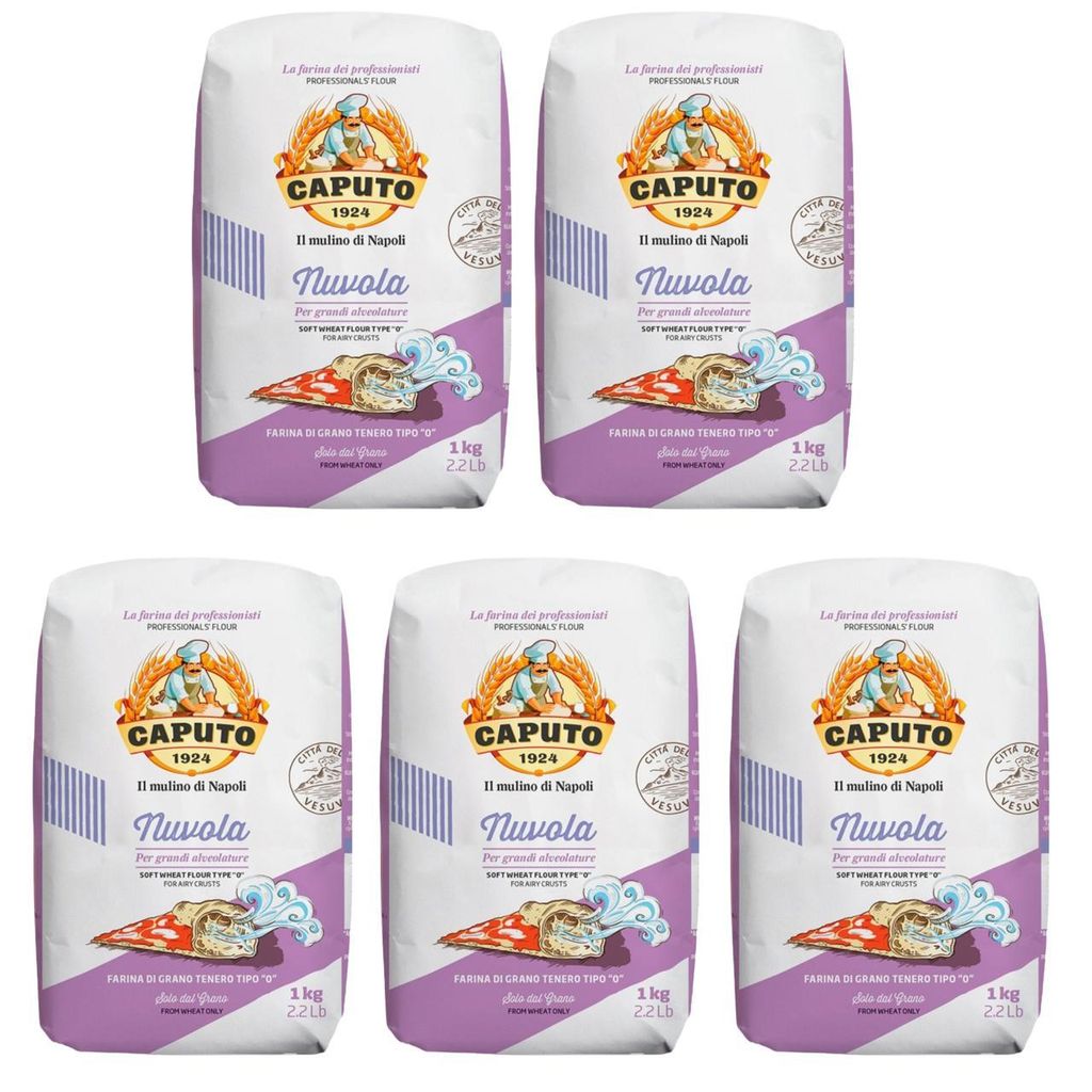 Nuvola-Pizzamehl 1 kg – Caputo-5x Produktbild 