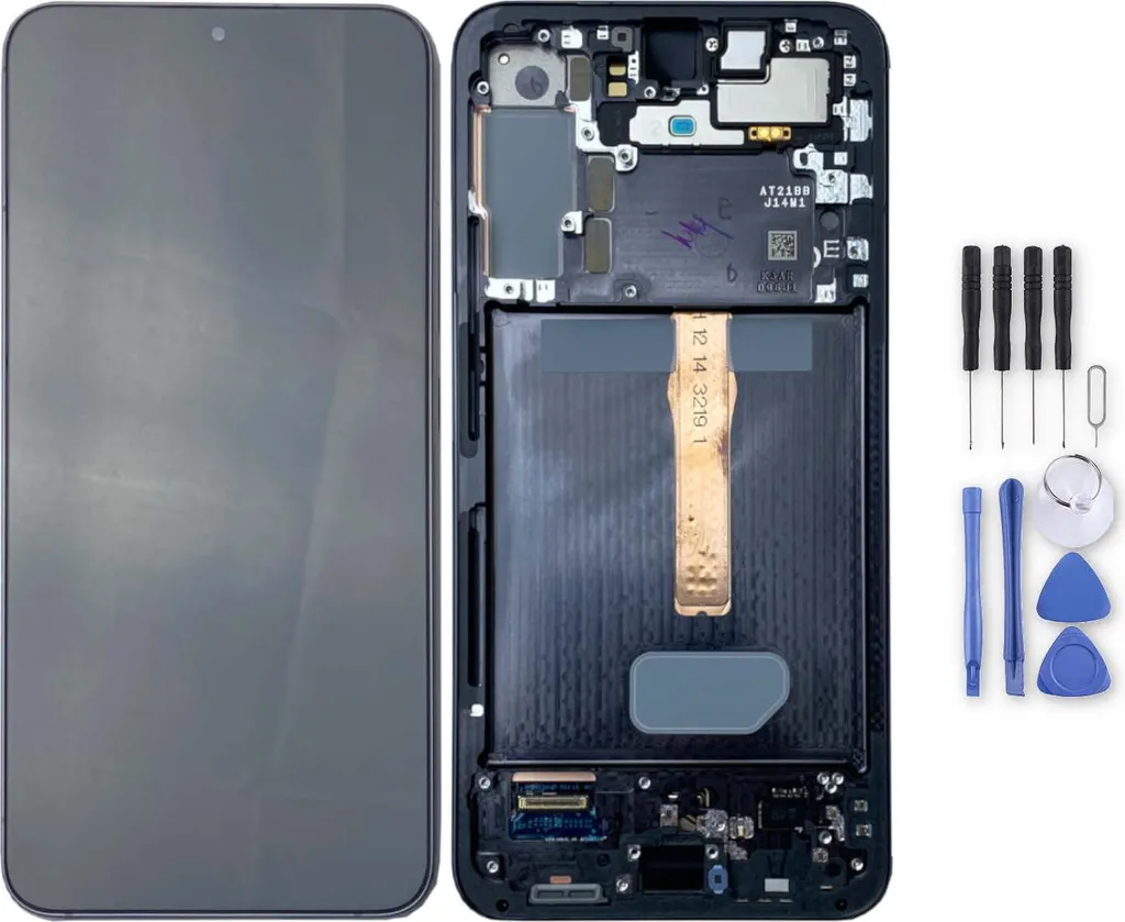 Écran LCD GH82-27500A Noir pour Samsung S22+ 5G tactile haute fidélité