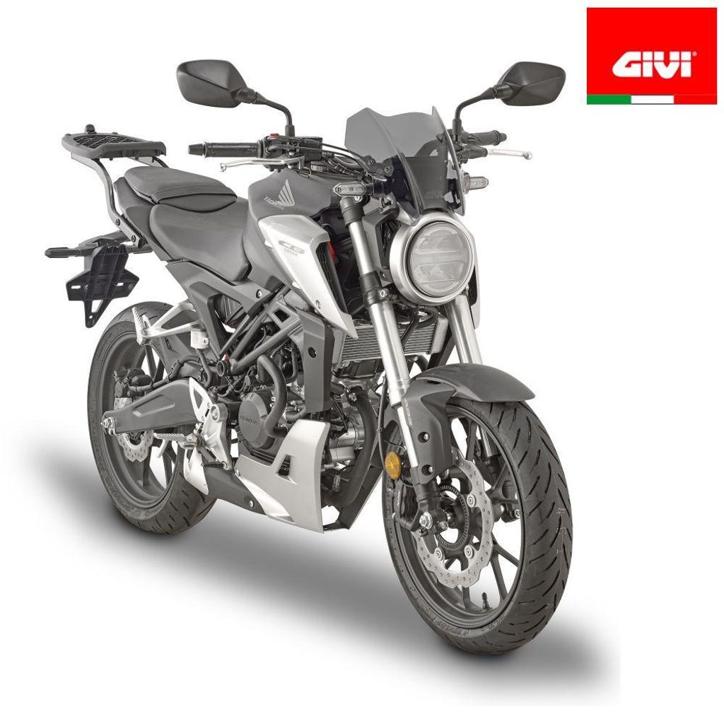 Cupolino fumé GIVI 21x28cm per HONDA CB 125 R Immagine del prodotto 