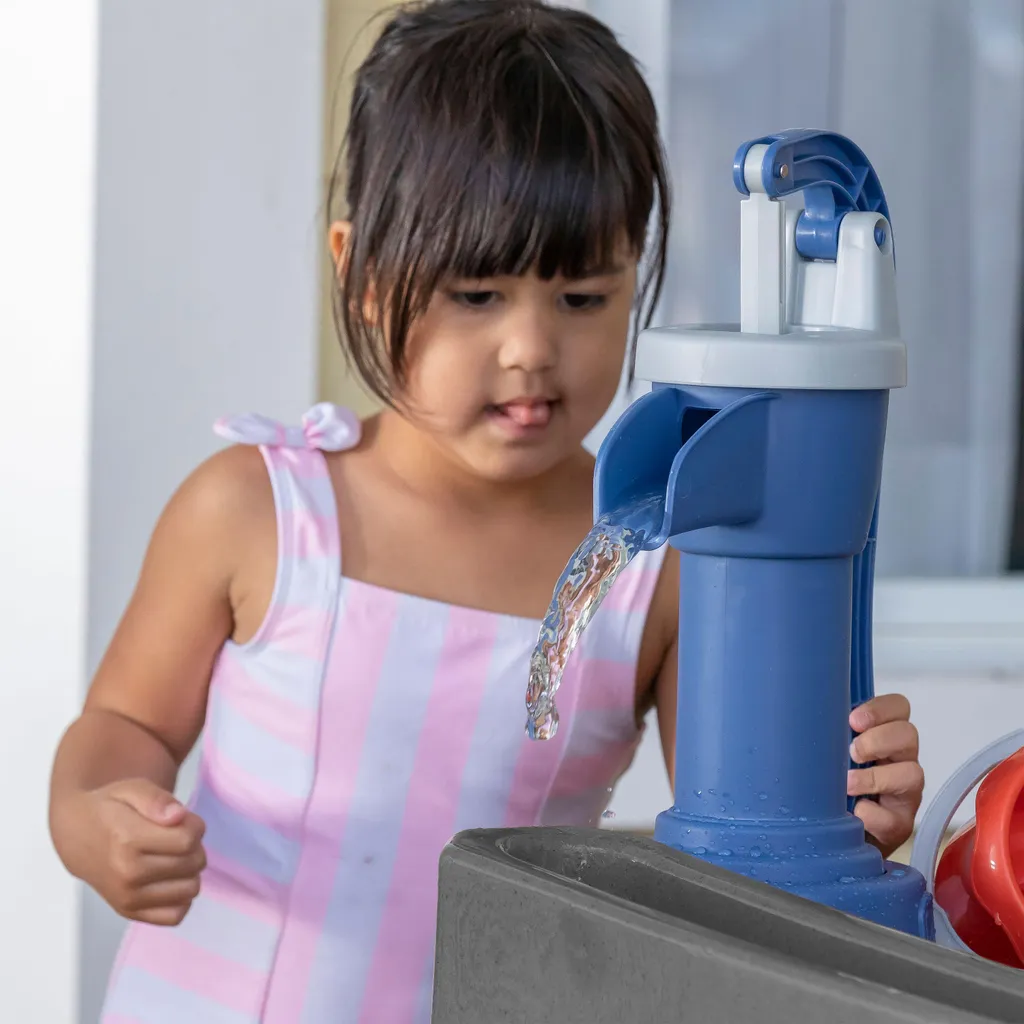 Step2 Pump & Splash Discovery Stone Pond Table d'Eau Grise Enfants - 4